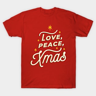 Love peace christmas T-Shirt